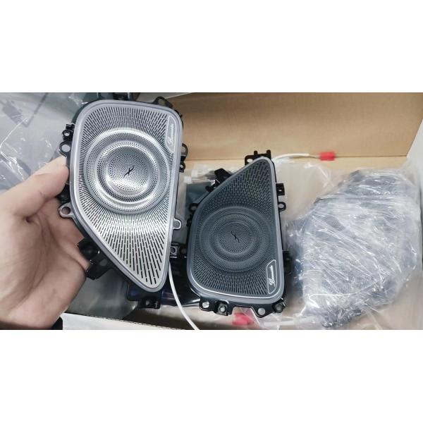 Midrange Car Door Speaker Covers Set 64 Color With Led Ambient Lighting For Benz Gle Gls