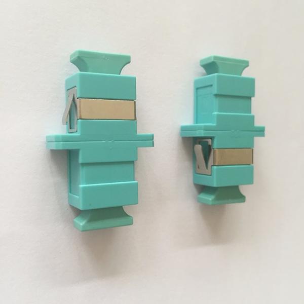 OM4 SC ПК фланца стекловолокна MM Aqua переходника симплексного