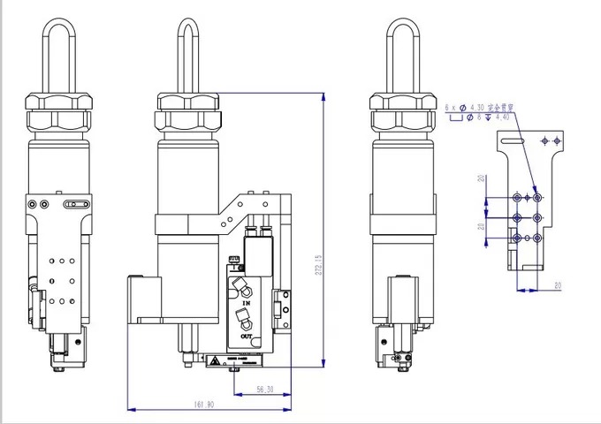 High Speed PUR Piezo Valve Wear Resistant Material With Luer Connector For Hot Melt Dispensing