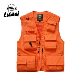 Summer Multiple Pockets Tactics Mesh Slim Utility Oversize Utility Outdoor Fishing Male Dress Sleeveless Hunting Vests for Men