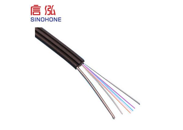 Ribbon Drop Indoor Fiber Optic Cable Bow type Self supporting