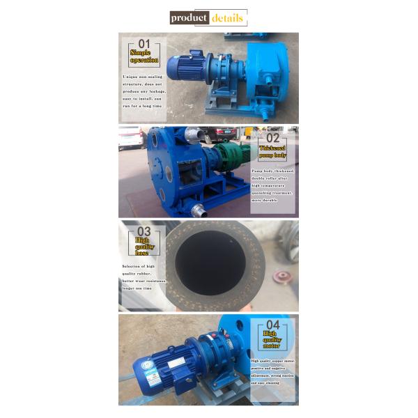 Gear Type Electric Foam Concrete Hose Pump Peristaltic Pump for Mud Mortar 1030*300*300