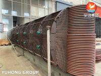 Échangeur de classe R TEMA: groupe de tubes sans soudure en acier au carbone, 1,5 × hydrotest par ASME Sec VIII