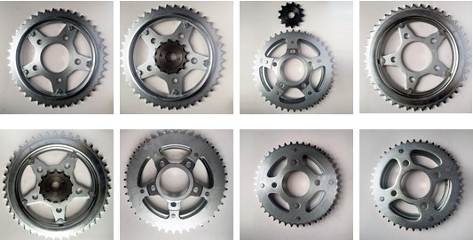 BIZ100 Motorcycle Chains And Sprockets 428 420 520 For Transmission Kits