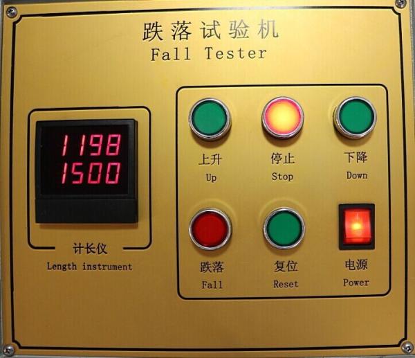Single Wing Carton Drop Testing Machine / Package Carton Box Drop Impact Tester