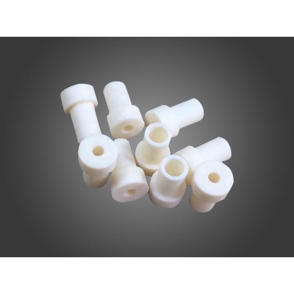 Heat Resistant Small Alumina Spool Electric Ceramic Feedthrough Support Screw Insulator Ceramic Beads For Spark Plug