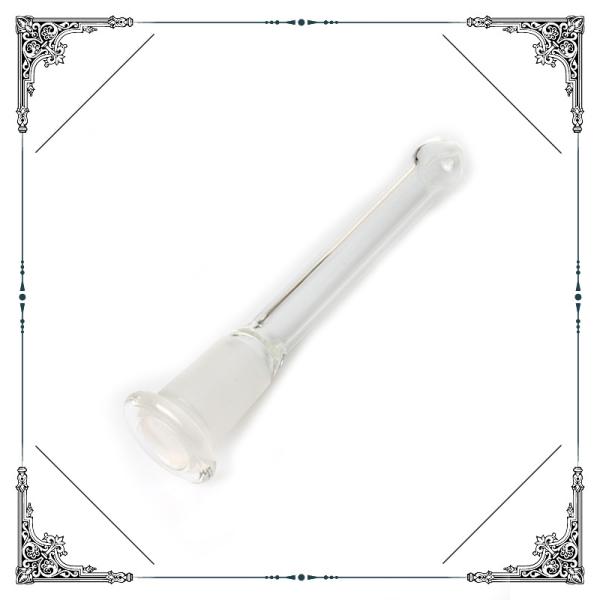 White Hookah Glass Downstem For Bubbler Bong Smoking Water Pipes