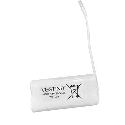 Pacote de bateria NiMH de 500 mAh personalizado ODM Pacote de bateria recarregável NiMH