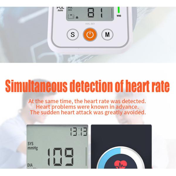 English Home Blood Pressure Device Automatic Shutdown With One Button Measurement