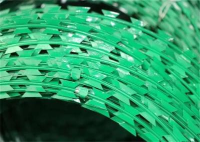 PVC Coated 7m Length 450mm Outer Diameter Razor Blade Wire