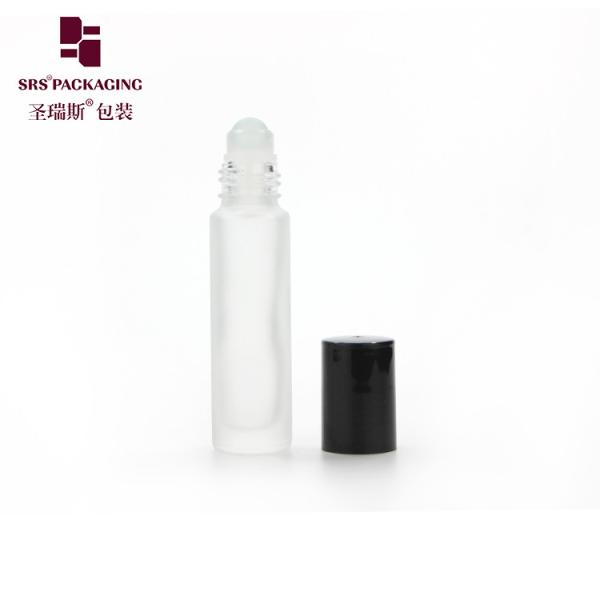 10ml Wall Glass Roll On Bottle With Glass Ball Leakproof Design for Personal Care