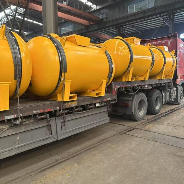réservoirs de stockage à haute pression transférables -40-70 C température de conception et pression d'essai de 15 bar pour des performances supérieures