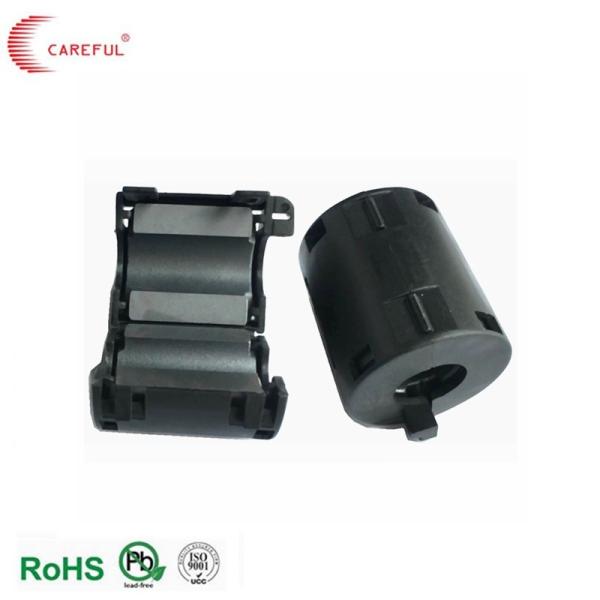 Clip On Ferrite Split Core NiZn Easy Installation With Black Plastic Case
