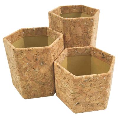 ISO natural de pouco peso do ODM de Cork Fabric Pen Holder Multipurpose