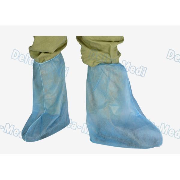 PE 2g 2.5g 3.5g 15x40cm Disposable Foot Covers In Food Factory And Laboratory