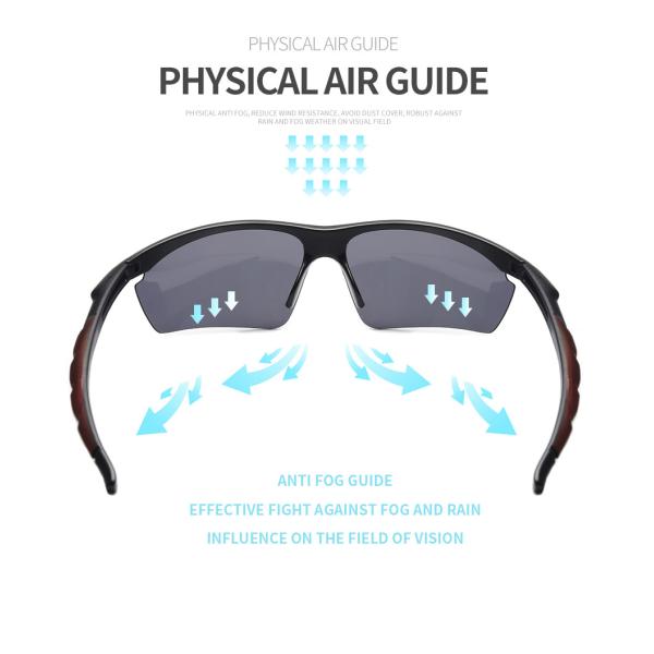 Irregular Lens Athletic Eye Glasses Light Weight BSCI Optical Cycling Glasses