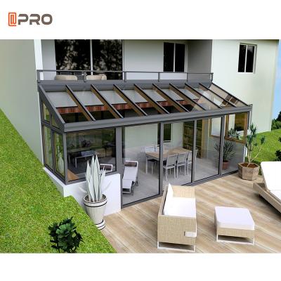 Outside Living Space 6063 Alu Glass Room Addition Custom Modern