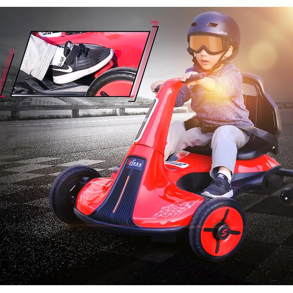ROHS Boys Girls Kids Outdoor Entertainment Bluetooth Racing Go Kart