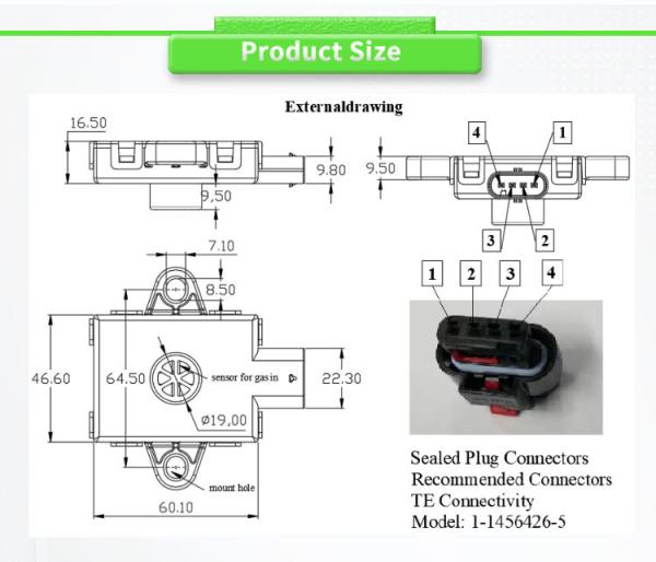 Fast Starting Time 0.5S ODM Customized Support UBHL-MY Hydrogen Leakage Sensor