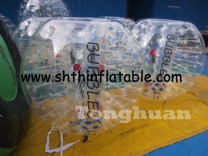 Inflatable Human Bubble Bumper Ball for Football China Factory TPU PVC Material 1.2-2m for Adults