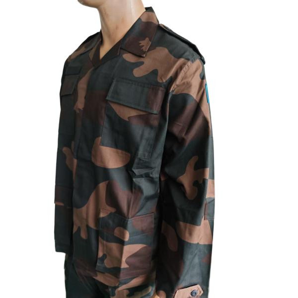 BDU Military Camo Jacket And Pants Set 65% Polyester 35% Cotton Tactical Workwear