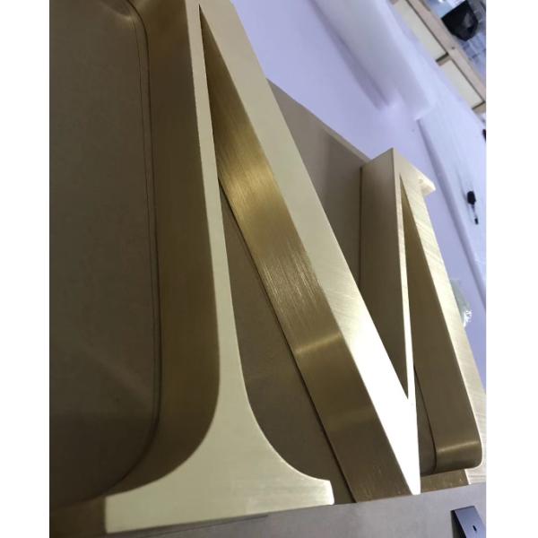 Polished Brushed Vintage CE Metal Backlit Signage Letters