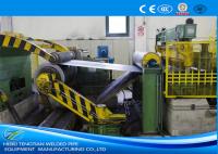 Rolled Coil Steel Slitting Machine For Steel PLC Control With SKD11 Blade Adjustable Speed