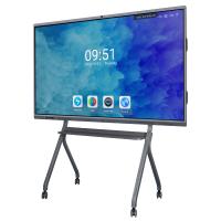 65 écran d'affichage à cristaux liquides de pouce 4K enseignant le tableau blanc interactif futé d'écran tactile