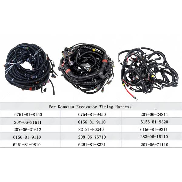 Диагностический кабельный двигатель экскаватора C6.4 Комплексное испытание проводки для  E320C
