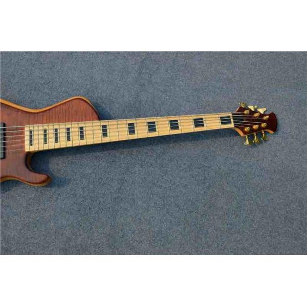 Custom Shop ELM Body Maple Fingerboard Bass Guitar China 6 String Bass Guitar Fingerboard Free shipping