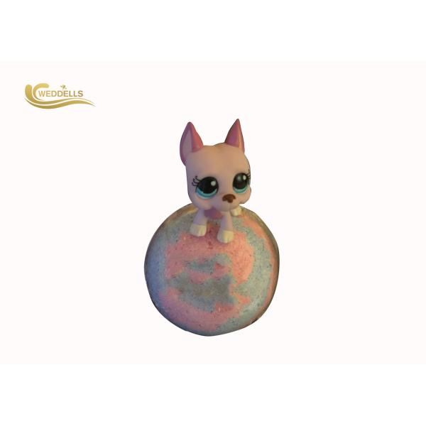 Litchi Fizzy Kids Surprise Bath Bombs Inside Organic Gift Set for Kids Fun