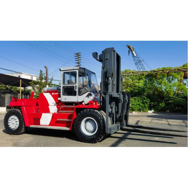 25 Ton Used Kalmar Forklift with Side Shift and 3 Mast Fork Lift Diesel Engine