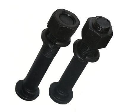 Customized High Strength Hex Head Bolt Cup Oval Neck Bolt Railway Fish Bolt