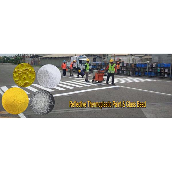 Reflective Yellow and White Thermoplastic Road Marking Paint for Long Lasting Traffic Safety with Fast Dry Feature