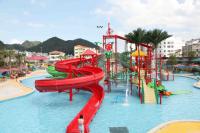 El equipo grande del juego del agua de los niños/la mini casa del agua con los niños resbala, el 11.5*12.5*6.5m
