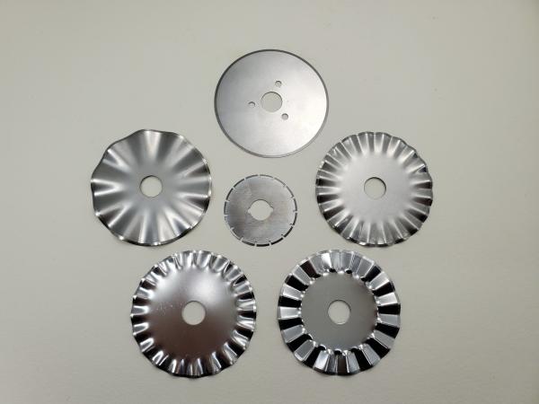 45x8x0.3Mm de aço inoxidável 420J2 lâminas rotativas de corte para linhas de corte de metais