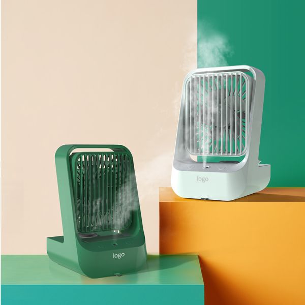 Lightweight Mini Rechargeable Table Fan With 1200mAh High Capacity Battery Hotel Use