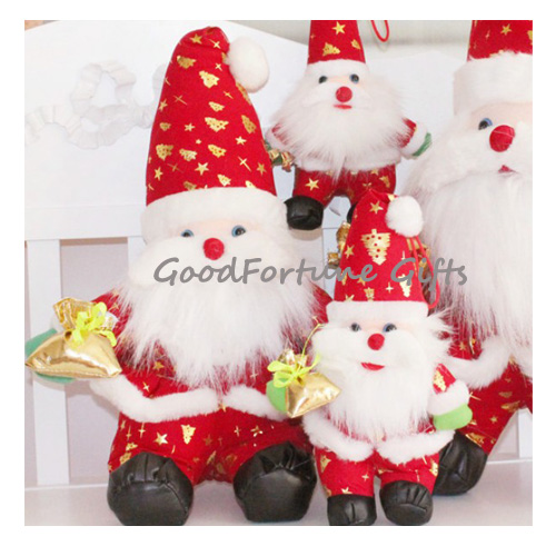 plush stuffed santa clause doll toy decor christmas gift souvenir