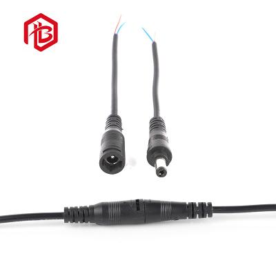 Waterproof DC Male Female Electrical Cable Connector 2 Pin PVC Cable IP65 Waterproof