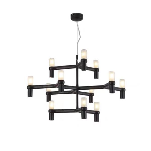 Large  LED Chandelier Luxury Living Room Hanging Light