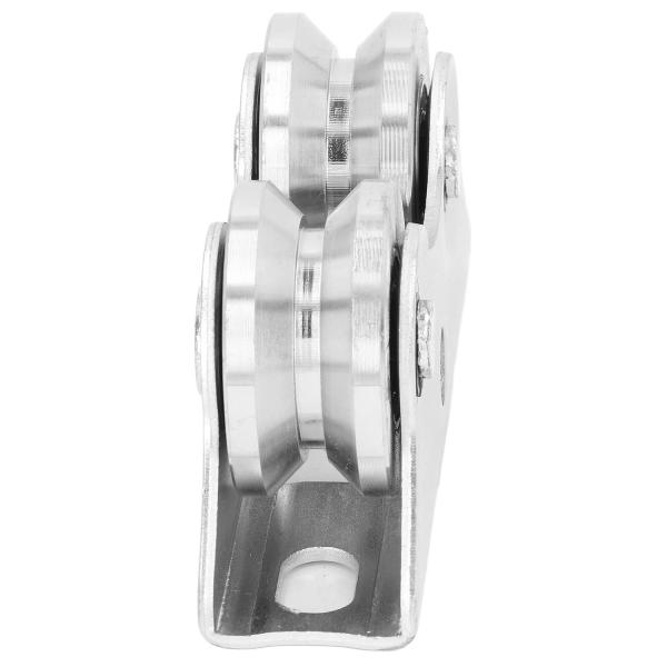 Stainless Steel V Shaped Double Bearing Caster Gate Wheel for ZINC Sliding Gates