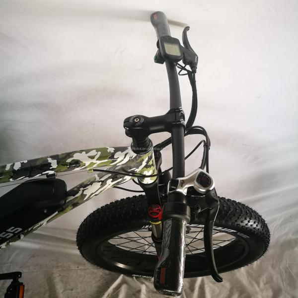 26inch 750W Camouflage Army Color Snow Electric Bicycle 48V NO Foldable