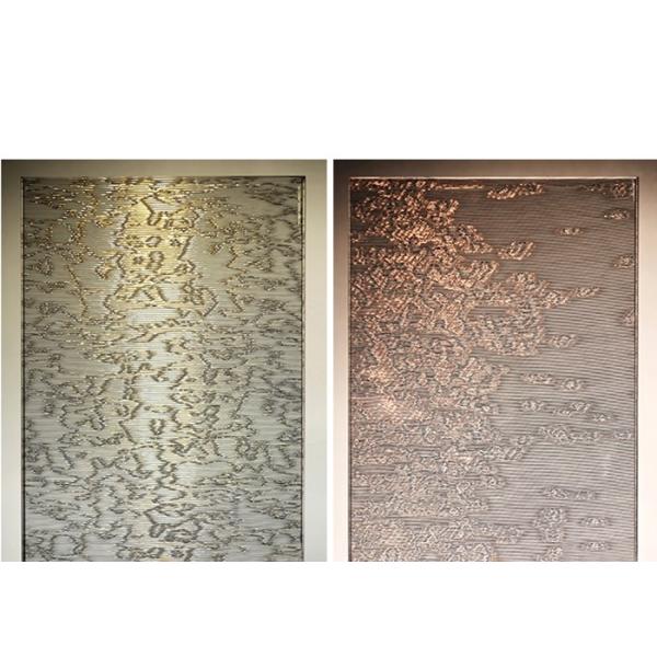 Сетка ткани 8 Mm точная прокатала стеклянное внутреннее художественное оформление