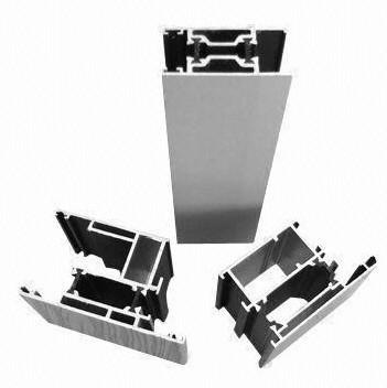 Soundproof Mill Finished Aluminum Window Extrusion Profiles 60 - 80 um Coating