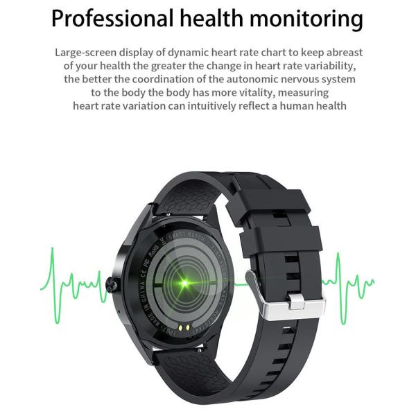 1.54 Inch Full Touch Fitness Smartwatch Full Touch Fitness Tracker 200mAhWith Weather Push