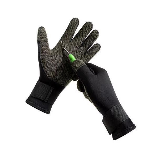 Gants de plongée antidérapant résistant à l'abrasion 3 mm Kevlar pour la plongée en apnée