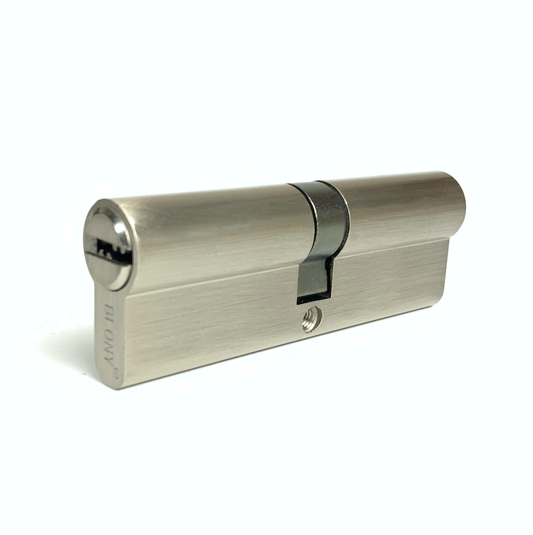 Double Open Zinc Brass Cylinder Euro Profile 90mm Cylinder Lock