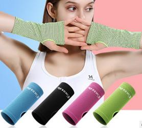 Wristband Summer Sunscreen Hand Gloves Cold Feeling Non Slip Sports Use