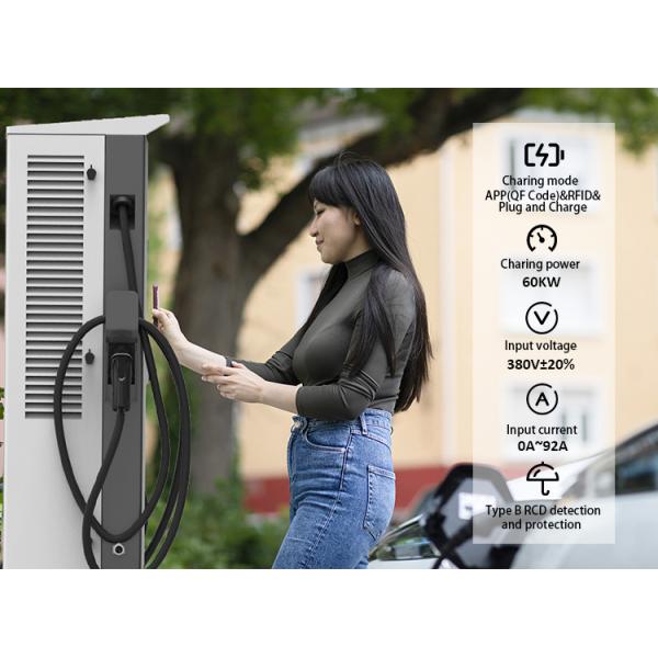 Cargador de automóviles eléctricos de corriente continua para vehículos eléctricos Ocpp 1.6J CE OEM