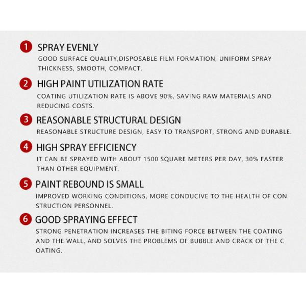 5.5HP Gasoline Engine Airless Paint Spray Machine Coating Spray Painting Equipment